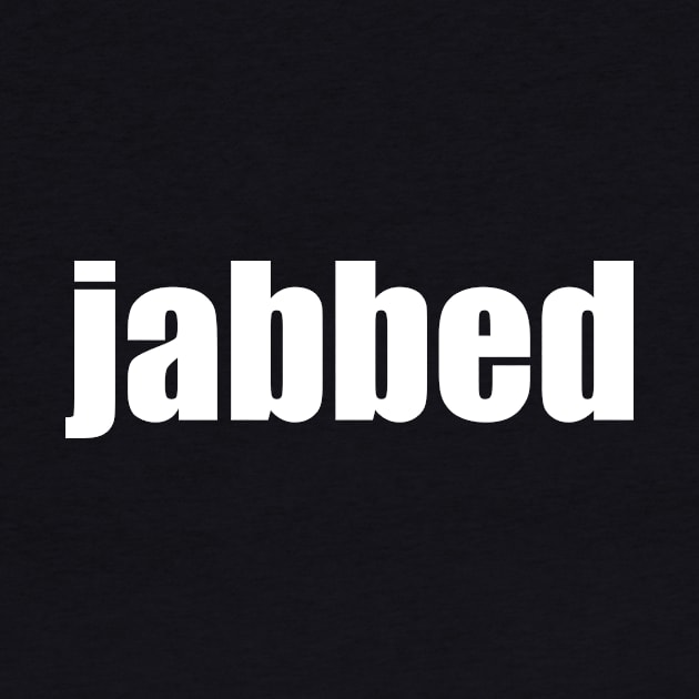 jabbed vaccinated by SkelBunny